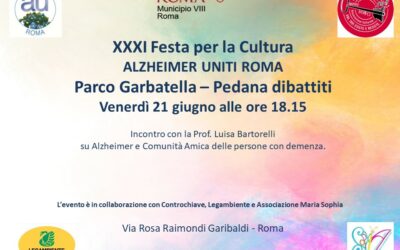 Intervento presso la Festa per la Cultura al Parco Garbatella